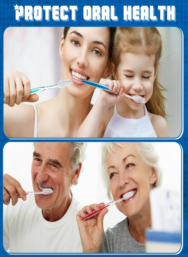 Maxcheck 100 Sets Disposable Toothbrushes Bulk with Toothpaste and Dental Floss Individually Wrapped Travel Toothbrush Set Homeless Supplies for Hotel Guest - Image 4