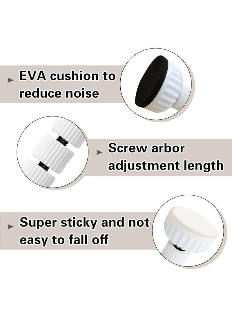 Headboard Plugs, 2 Pcs Bed Stoppers for Headboard, Adjustable Bedside Table Bed Telescopic Support Stabilizer Plugs, Bedside Anti Shake Tool for Beds Cabinets Sofas, 3.7-4.5 inch - Image 3