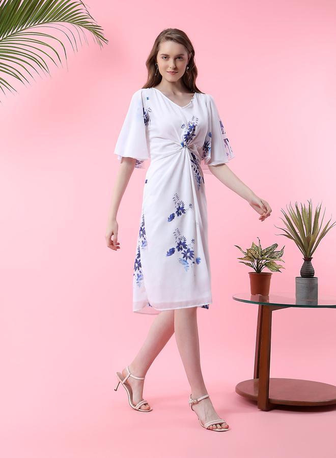 Mish Floral Twist-Front Dress  - Image 3