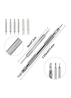 KASTWAVE Spring Bar Tool Watch Band Tool Set Watch Wrist Bands Strap Removal Repair Fix Kit with Extra 3 Tips Pins 32pcs Heavy Duty 316 Stainless Steel Pins Spring Bar Non slip Various Watches  - Image 3