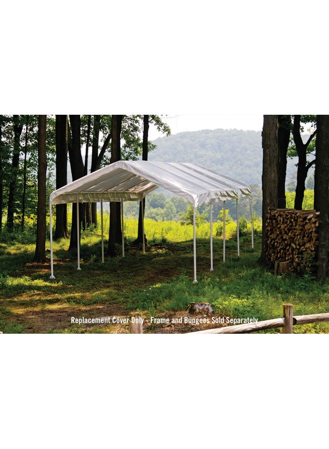 ShelterLogic ShelterLogic SuperMax All Purpose Outdoor 12 x 26-Feet Canopy Replacement Cover for SuperMax Canopies (Cover Only, Frame Not Included) - Image 4