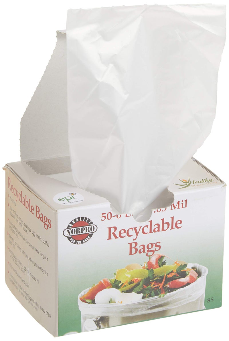 Norpro أكياس نوربرو القابلة لإعادة التدوير، 50 قطعة، 14 بوصة / 35.5 سم × 16 بوصة / 40.5 سم - Image 4