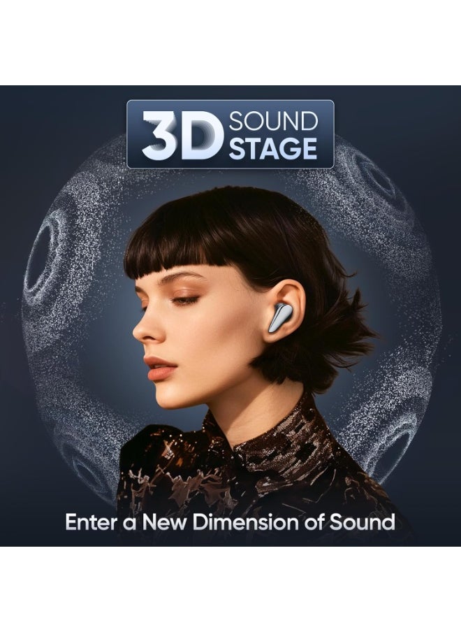 Mivi - Mivi DuoPods i7 in Ear Ear Buds Wireless -The 3rd Dimension of Sound with 3D Soundstage, High Fidelity Drivers, Advanced Audio Codec for Lossless Audio Earbuds, Made in India - Image 1