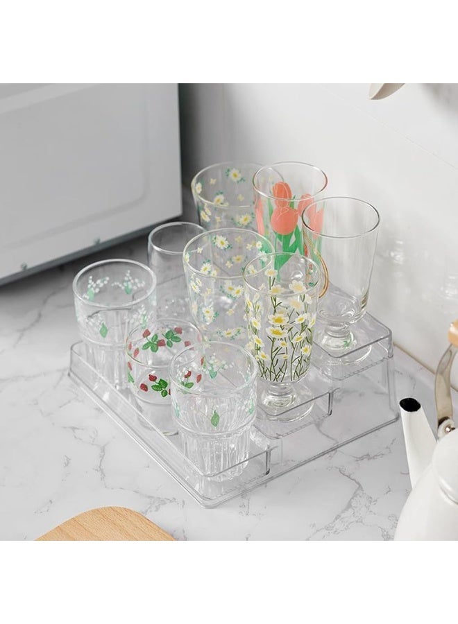 BPA Acrylic Risers Display Stand, 3 Tier Cupcake Holder, Clear Perfume Organizer Stand, Display Shelf for Figures and Collection, Dessert Shelves for Party, Display Risers for Decoration and Organizer - Image 4