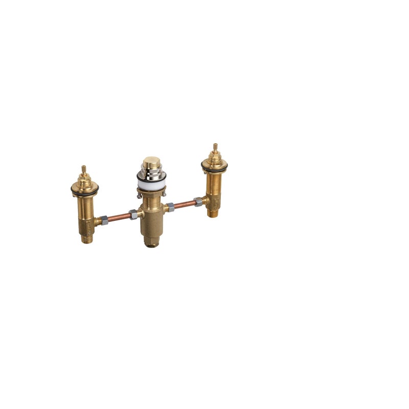 hansgrohe 06607000 Rough 3Hole Tub Filler Brass