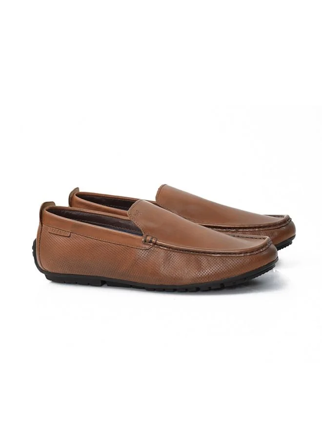 ATTILIO Men's Shoexp 3 Oxford Derby Loafer Slip On Comfort Tan Brown Leather Office Formal Party Casual Wear Premium Shoes