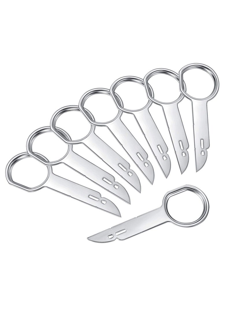 SYOSI Car Radio Removal Tool Key, Radio Removal Tool key Set with Easy Grip Handles, Car CD DVD Host Key Disassembly Tool for Ford, Mercedes and Audi (8PCS) - Image 1