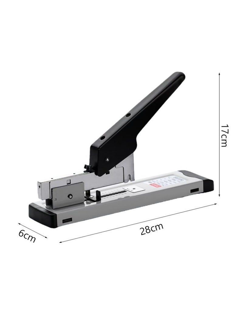 Huapuda Heavy Duty Stapler，Large size labor-saving stapler can staple 100 pages once a time (Black) - Image 2
