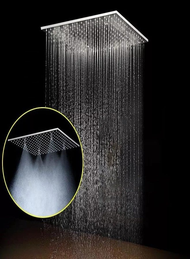 Glosy 12x12 Inch 2-Function Ceiling Shower (Rain + Mist) | SS 304 Stainless Steel | Luxury Overhead Shower - Image 4