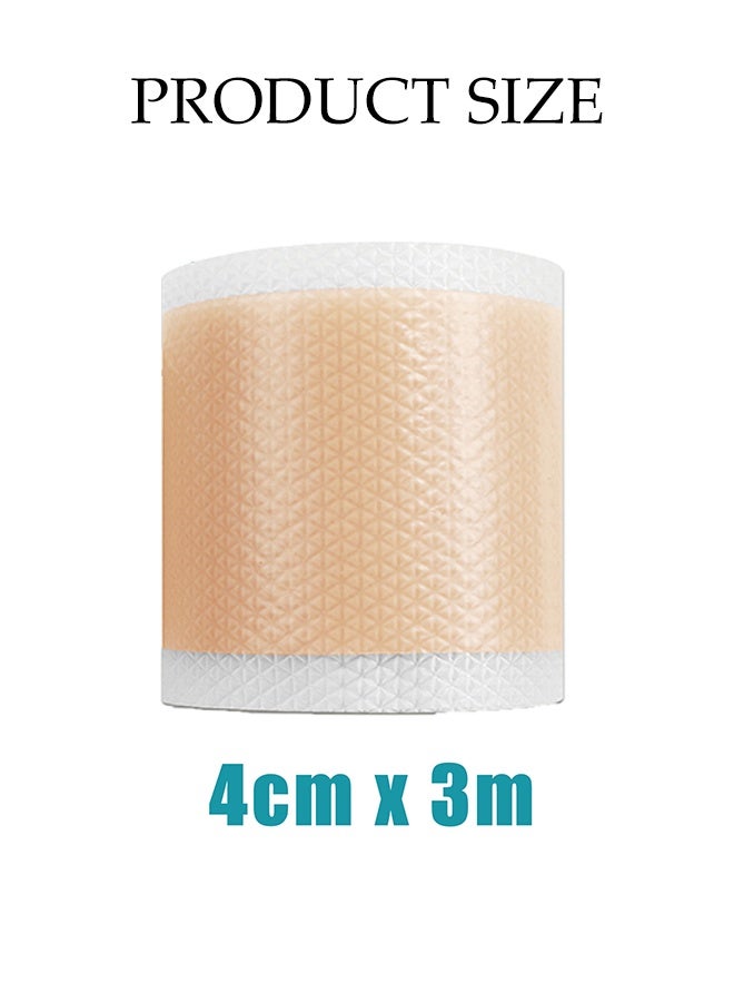 DUNISO Silicone Scar Tape,Fade Scar Sticker，Multi-Purpose Silicone Scar Sheets，Reusable，waterproof ，for Scar Repair Skin Regeneration，4cm x1.5m - Image 2