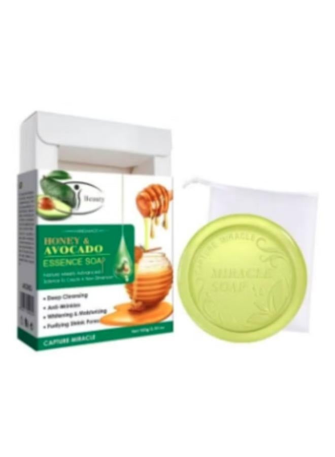 طاووس صابون زبدة الشيا 140 جرام مع صابون بخلاصة العسل و الأفوكادو 100 جرام - Image 3