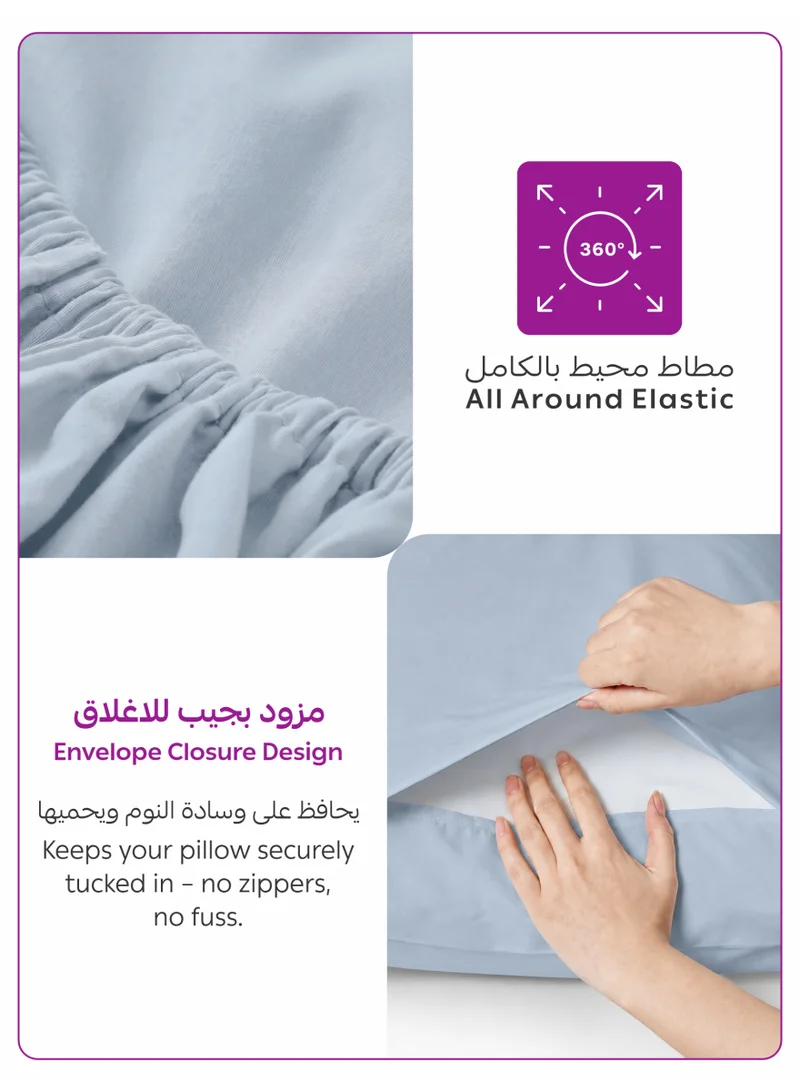 Donetella 200 X 200 Cm 4-Piece Super King Bed Sheet Set – Fits 200×200+35 cm – Ultra Soft Brushed Microfiber – Extra Deep Pocket, Secure Elastic All Around – 1 Flat Sheet, 1 Fitted Sheet & 2 Pillowcases, All-Season Comfort – Wrinkle & Fade Resistant, Hypoallergenic  | Best Price UAE