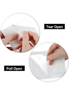 erorex Self Adhesive Index Card Pockets With Top Open For Loading Ideal Card Holder For Organizing And Protecting Your Index Cards Crystal Clear Plastic 3.6 X 4.8 Inches 30 Pack  - Image 3