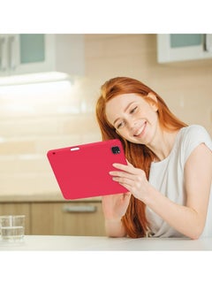 MIGOFAST IPad Pro 11 Inch Case 2024 M4 with Pencil Holder  Trifold Stand with TPU Back Shockproof Case for iPad Pro 11 2024 Support Apple Pencil Pro/USB-C Red  - Image 3