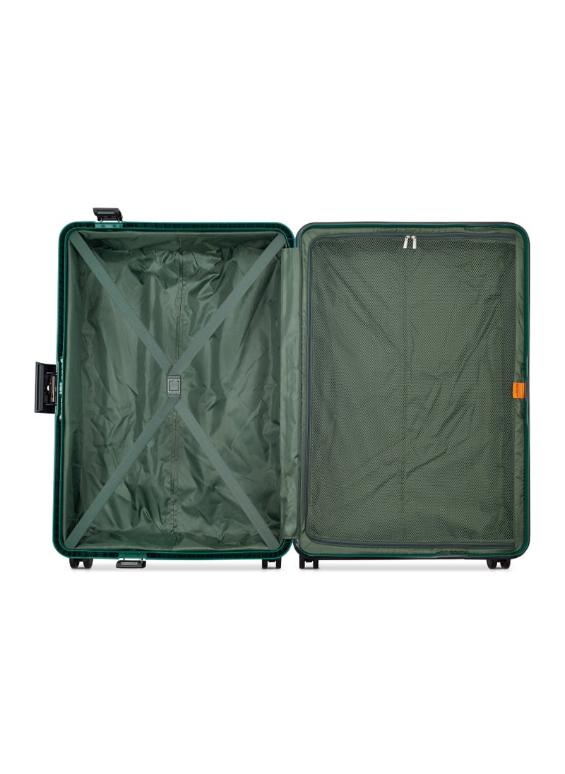 DELSEY - Securitech By Delsey Stone Hardcase Double wheel trolley 82cm Green Large - Image 1