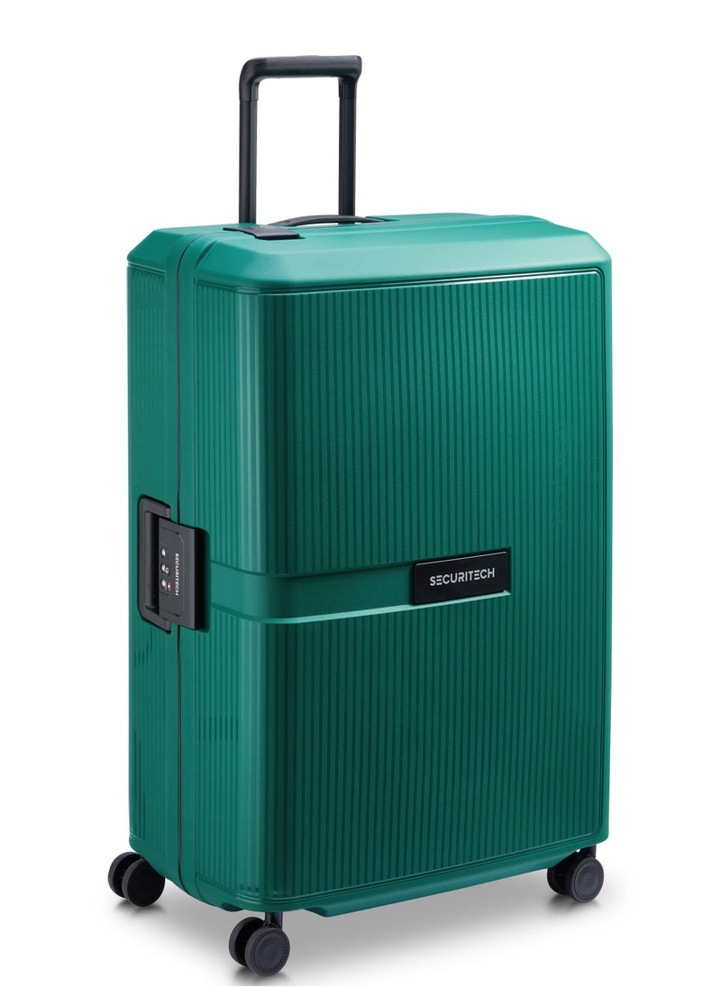 DELSEY - Securitech By Delsey Stone Hardcase Double wheel trolley 82cm Green Large - Image 1