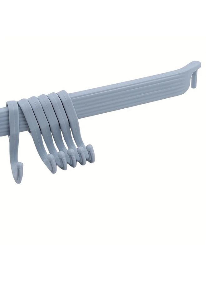 White And Pink Strong Adhesive Wall Hooks Self Adhesive Traceless Hanging Rack 4 Pack - Image 5