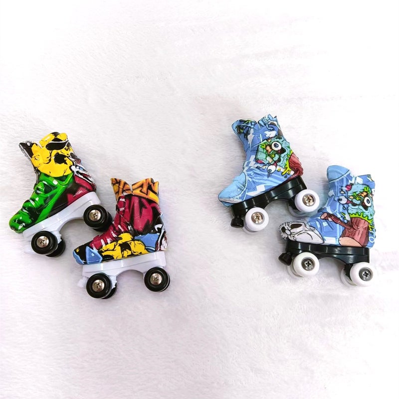 Finger Shoes Are A Fun Snow Toy, Snow Clips, Alloy Finger Skates, Youth Fingertip Skiing - Image 4