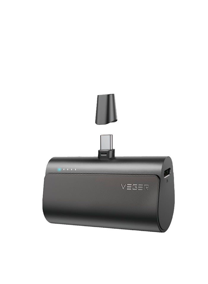 VEGER Mini Portable Charger 5000mAh 20W PD Ultra-Compact Fast Charging Power Bank Cordless Battery Pack Compatible With Samsung Galaxy S21 S20 Android Phones - Image 2