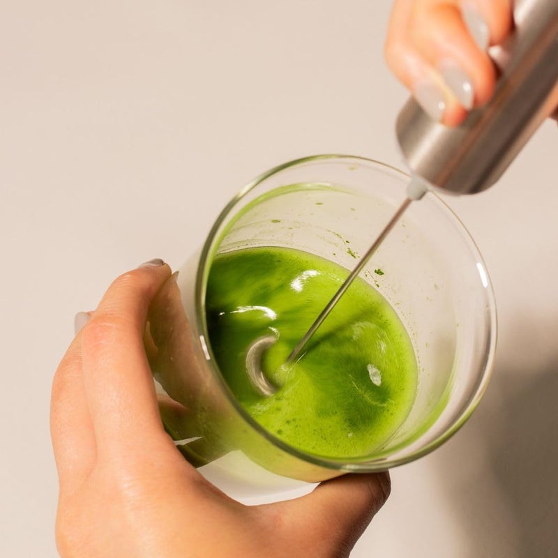 Naoki Matcha Electric Matcha Whisk and Milk Frother with Single and Double Frother Head Set - Barista Style Preparation for Matcha Green Tea & Lattes - Image 2