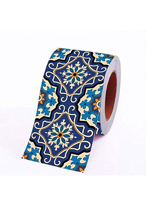 Paper Plane Design Paper Plane Design Self Adhesive Wall Tile Peel and Stick for Kitchen Wall Sticker J  - Image 1