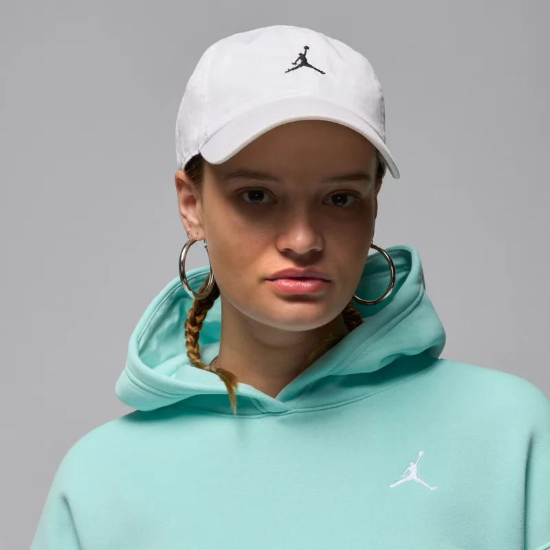 Jordan White Club Unstructured Curved-Bill Cap  | Best Price UAE