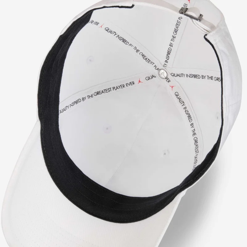 Jordan White Club Unstructured Curved-Bill Cap  | Best Price UAE