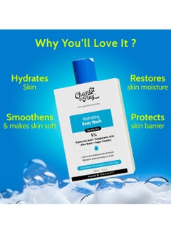 Chemist at Play Chemist at Play Hydrating Body Wash | Hyaluronic Acid Bodywash for Intense Hydration | Reduces Flakes & Itchiness | For Dry Skin | Polyglutamic Acid & Hyaluronic Acid | For Women & Men | 236ml  - Image 2