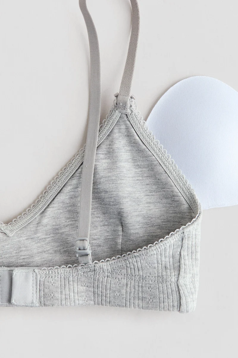 H&M Padded cotton crop top