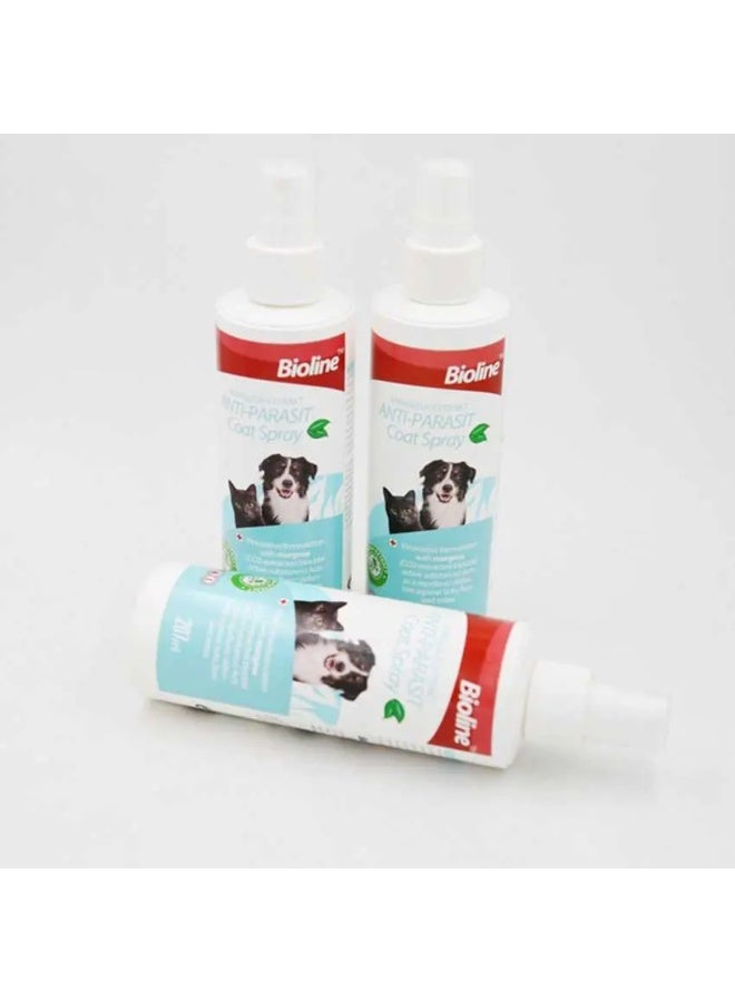 بايولاين بخاخ بيولاين المضاد للطفيليات (البراغيث والقراد) [الحجم - 207 مل، النكهة - مارجوسا] - Image 2