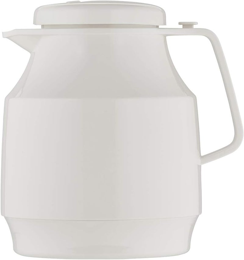 Helios Tea Boy Vacuum Jug - 1 Litre White - Image 1