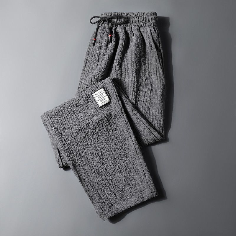 Chefs Ice Silk Kitchen Work Pants for Men Gray-Leak [1 Pack]]