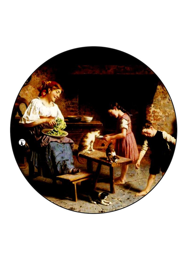 RKN Vintage Art Printed Pin Multicolour - Image 2