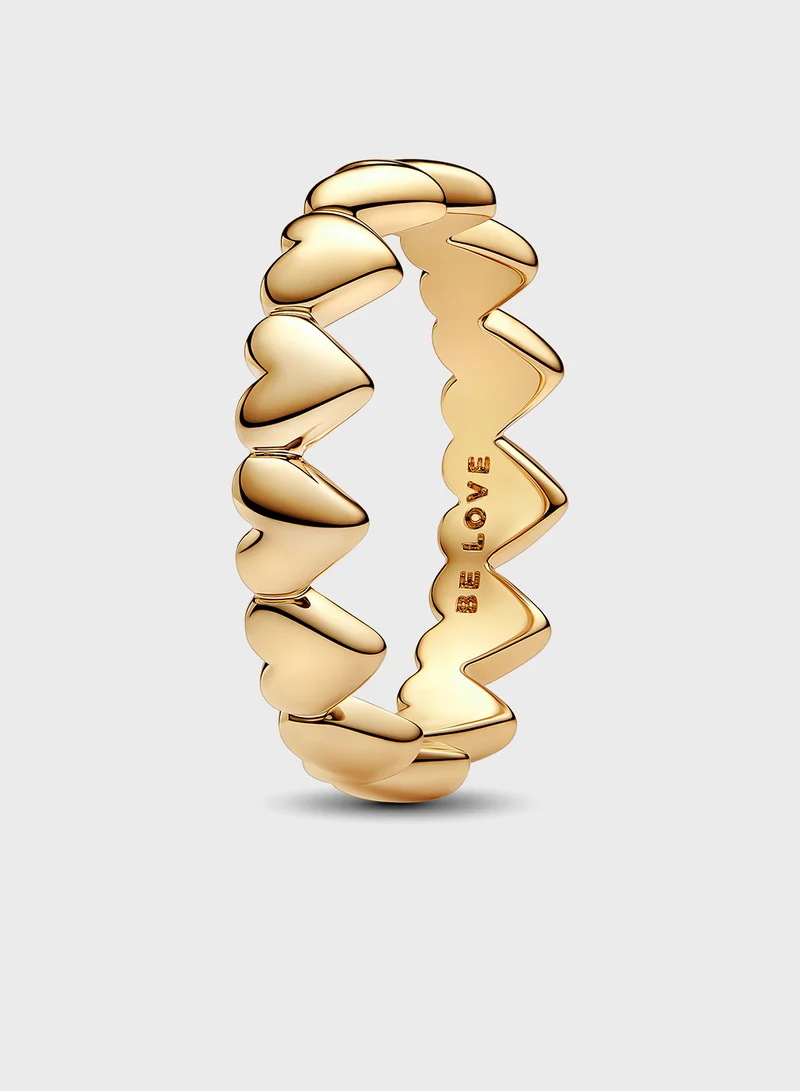 PANDORA Hearts 14K Gold-Plated Ring