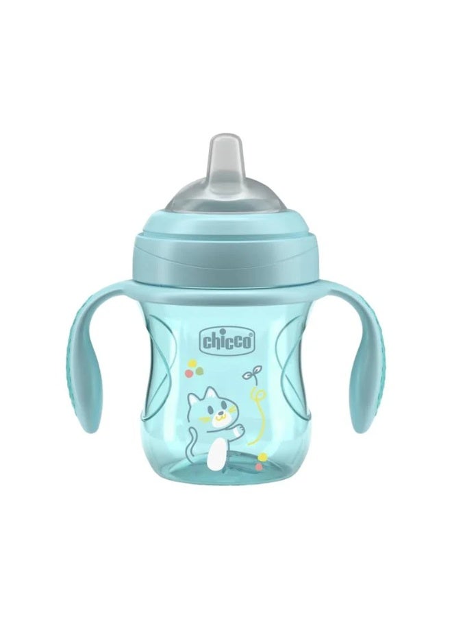 Chicco Mix & Match Transition Cup 4m+ Blue 200ml - Image 1