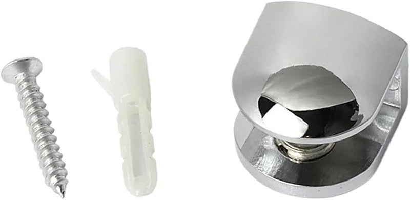 Glass Shelf Clamp Bracket Holder Set Of 16pcs Anti Rust Moistureproof Cabinet Display Case - Image 1