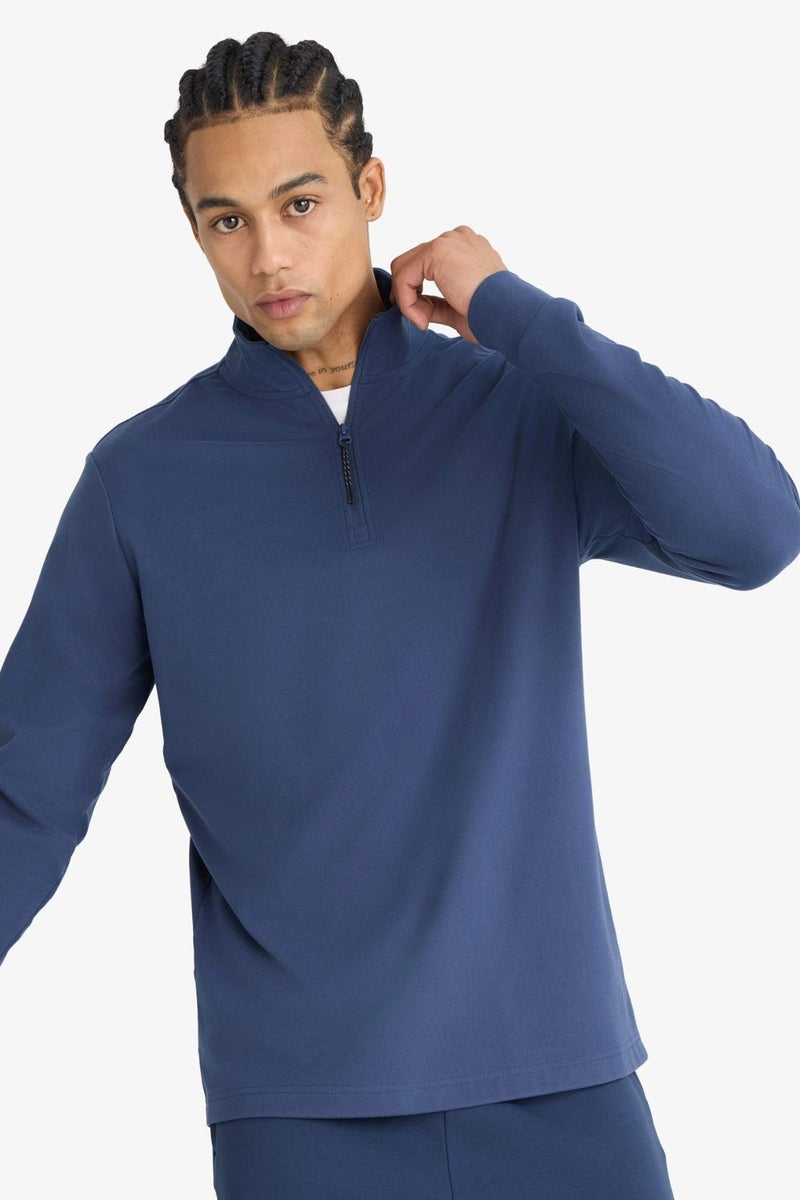 DeFacto Standard Fit Long Sleeve Sweatshirt - Image 1