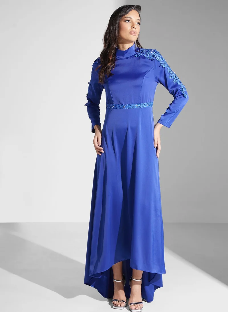 Khizana Embroidered Royal Dress
