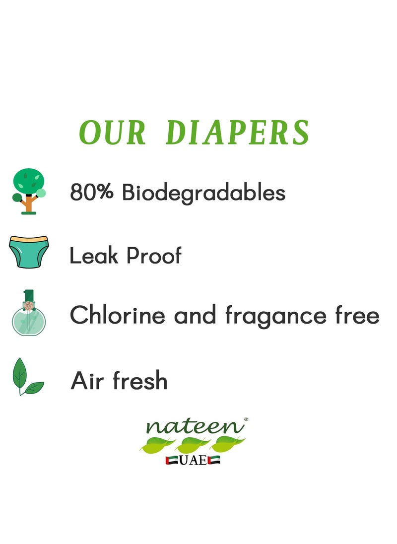 nateen Nateen Flexi Ultra Adult Diapers Pants, ultima absorbency Incontinence Pull Ups, Large,Waist Size 110-170cm,10 Count Adult Pants diaper ,Superior Comfort,Excellent Combination of Protection. (10 Count)  - Image 2