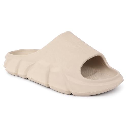 Hygear Men's Moulded Slipper-HG-GE-1022-Light beige- 8 - Image 1