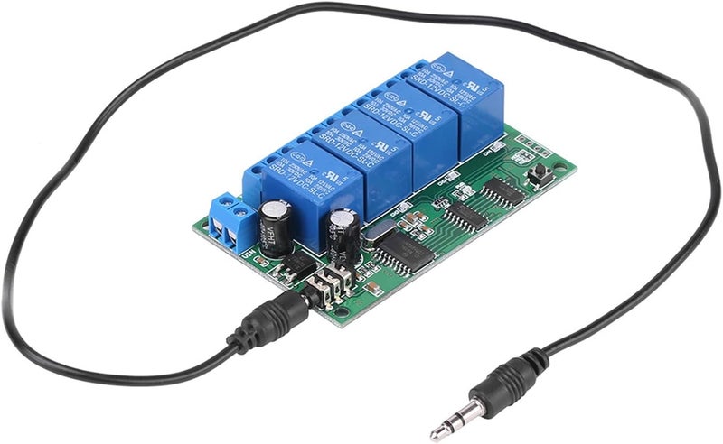 2PCS AD22B04 12V 4 Channel DTMF Audio Decoding Relay Control Commands Modifiable Remote Control Module - Image 4
