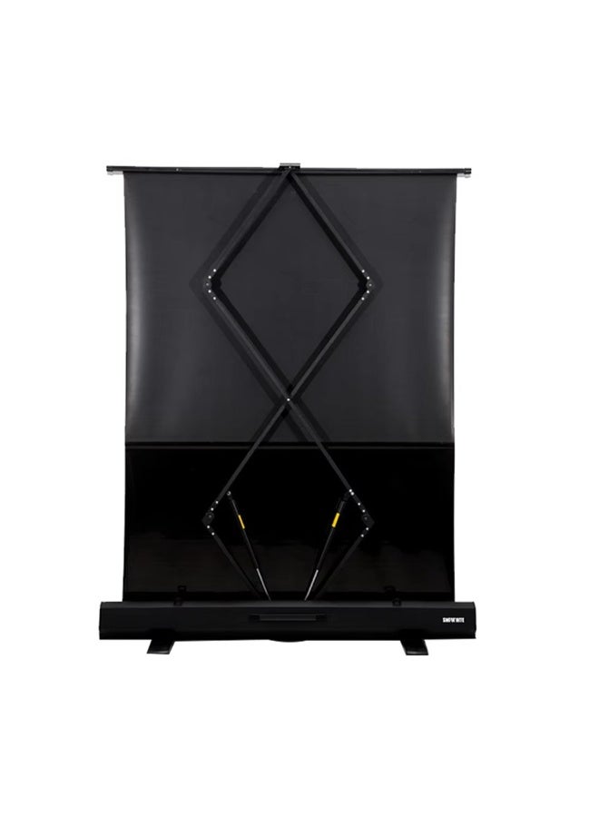 Portable Pull-Up Floor Projector Screen 100" – Compact, Lightweight with Stable Floor Base, Smooth Pull-Up Design, Perfect for Movies, Presentations, and Events. - Image 5