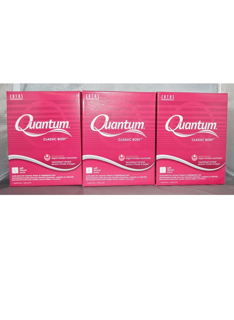 Quantum Quantum Classic Body Acid Perm for Normal, Tinted or Highlighted Hair (3 Pack)  - Image 1