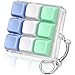 DEARIDAP Keyboard Fidget Toy 9in 1 Keyboard Keychain Push Bubble Sensory Fidget Toys Anxiety and Stress Relief Gifts for Children Adults Friends Blue White Green - Image 2
