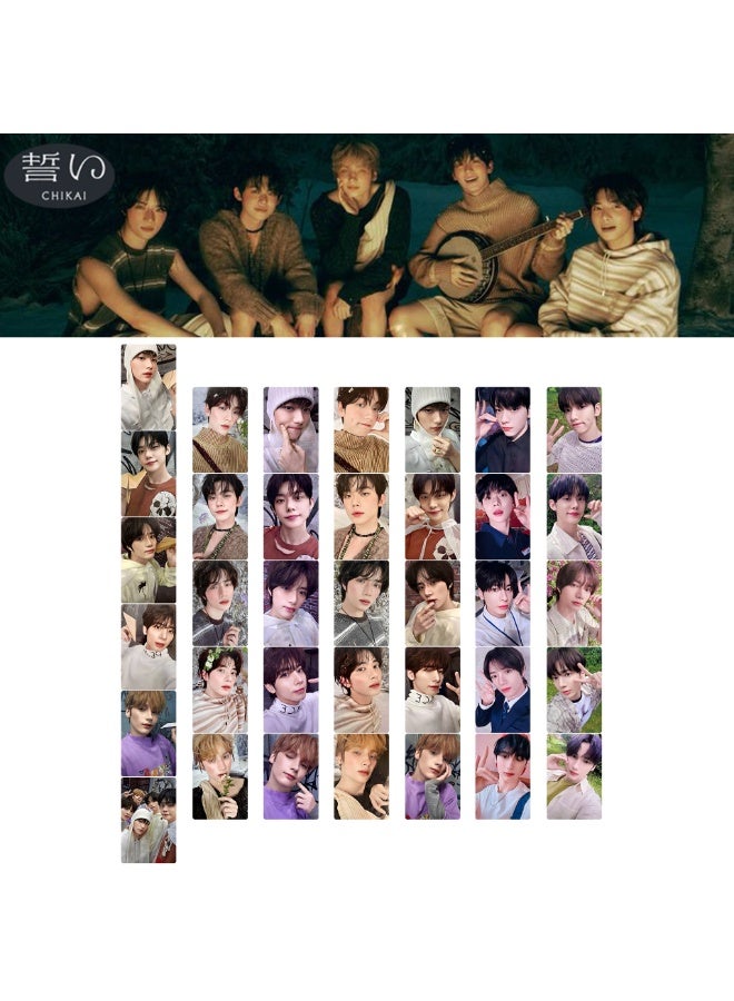 NIBEMINENT 5 Pcs Kpop TXT CHIKAI Lomo Cards Card For Fans Collection Gifts - Image 2
