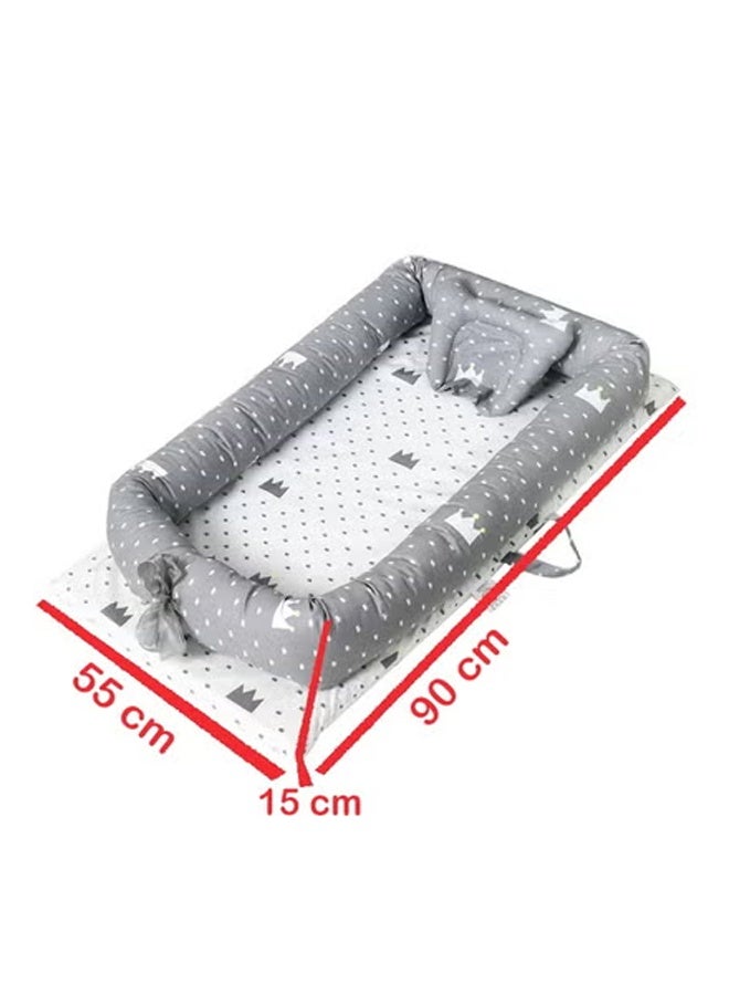 كلناميان سرير الأطفال المحمول المصنوع من القطن الخالص لحديثي الولادة - Image 5