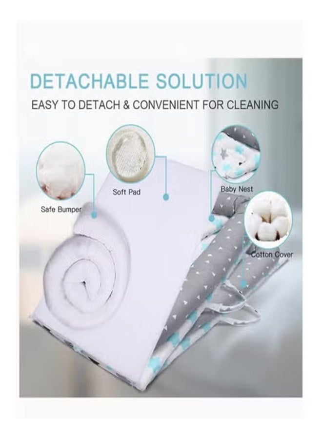 كلناميان سرير الأطفال المحمول المصنوع من القطن الخالص لحديثي الولادة - Image 3