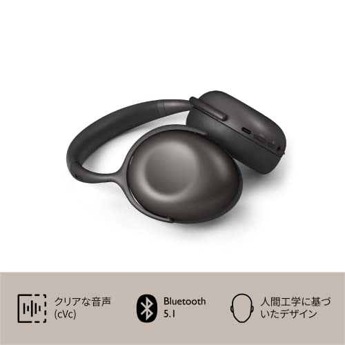 Kef سماعات KEF Mu7 اللاسلكية المزودة بتقنية إلغاء الضوضاء (رمادي فحمي)، قابلة للتعديل - Image 3