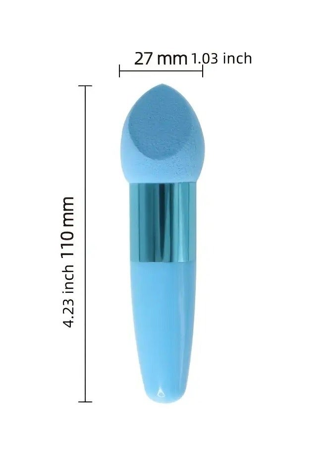 أوريتي 1 كمبيوتر فطر رأس ماكياج فرشاة ماكياج نساء الأساس التجميل الإسفنج نفخة مع مقبض أداة مستحضرات التجميل على شكل ناعم برتقالي - Image 3