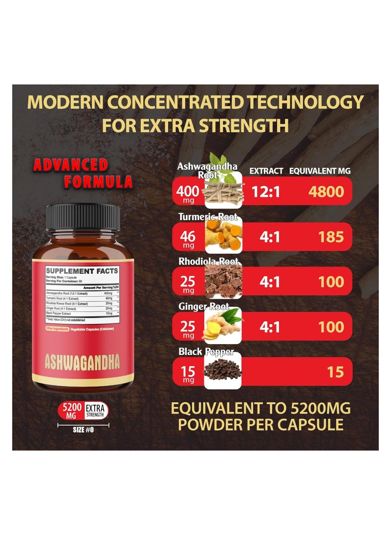 agobi - Ashwagandha 5 IN 1 Extra Strength - 90 Capsules - Image 1